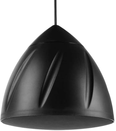 Power Dynamics PDS40B - Enceinte à Suspendre 100V/8 Ohms - Noir, 5,25 Pouces, Design Moderne et Élégant, Idéal pour Les Pièces avec Une Belle Hauteur sous Plafond