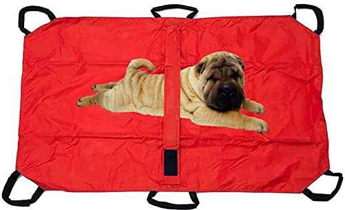 MLYSH Pet Stretcher, Foldable Soft Animal Stretcher, Transport Stretcher for Dogs and Other Animals Emergency Rescue Transfer Equipment Protection Safety Easy to Clean