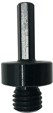 BeQell Core Drill Bit Arbor Adapter, 5/8-11 Thread to 3/8 Hex Shank for Threaded Diamond Hole Saw Drill Bits Attachment Arbor Shaft Adapter