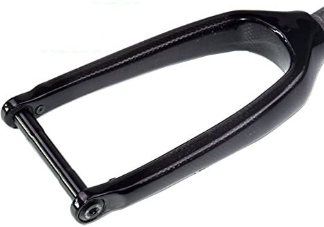 16/20 Kohlefasergabel Für Mountainbikes Klappfahrräder Hard Fork Tapered Tube Barrel Shaft Flat Disc Brake Mit C-Brake A,20in