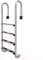 Escalera de Piscina de Acero inóxidable Calidad A-316 de 3 o 4 peldaños peldaños con Goma Antideslizante (4 peldaños)