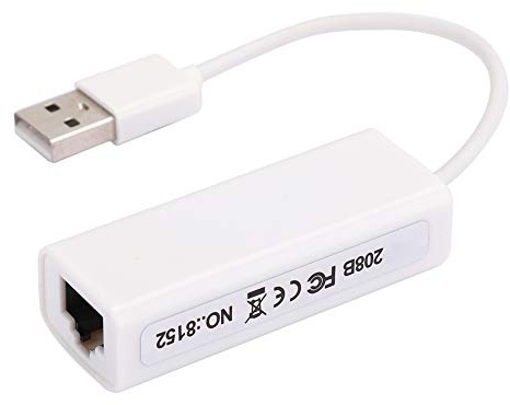 Adaptador Ethernet USB Plug and Play RTL8152B, Tarjeta de Red Externa Blanca, Adaptador USB a Ethernet, Compatible con, para para