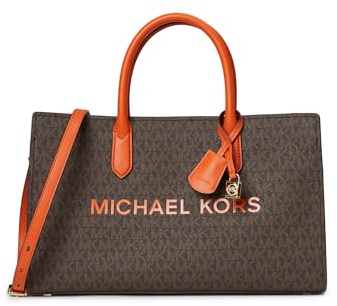 Michael Kors Scarlett Borsa Media, Hardware color oro/Punch arancione, taglia unica