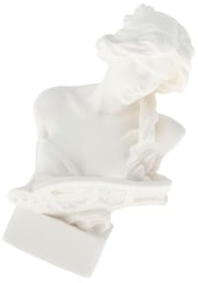 kesurpae Accessoires pour Maison de poupée Miniature à l'échelle 1/12 : Sculpture de Femme Jouant du cithare, Ornement pour Miniatures de Collection à l'échelle 1/12.