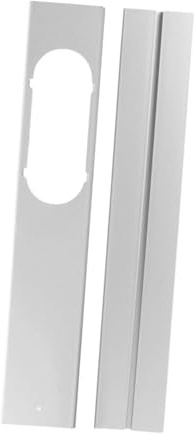 CreatoHundreds 2 Piezas Sellado de Ventanas Placa Ajustable Universal PVC Accesorios para Aire Acondicionado Portátil con Instalación Rápida Adecuado para Ventanas D