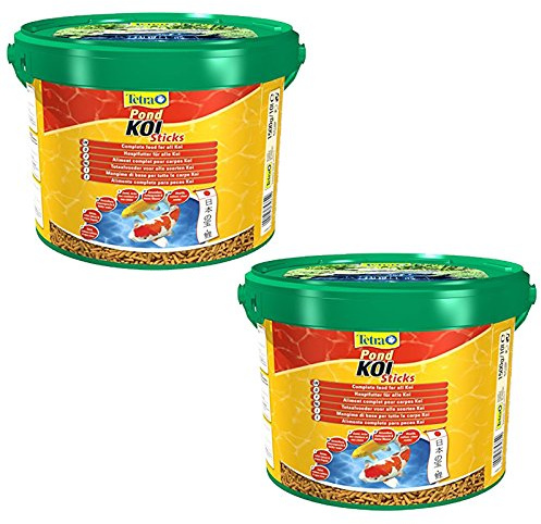2 x 10 Liter Tetra Pond Koi Sticks Teichfutter Hauptfutter für Koi