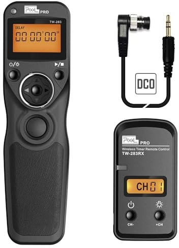 Pixel TW-283 DC0 2.4G Wireless Shutter Release Remote Control Compatible for Nikon D850, D800, D810, D700, D200, D300, D500, D1, D2, D3, D4, D4s, D5