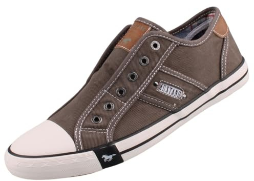 MUSTANG Herren Canvas Sneaker Grau, Schuhgröße:EUR 44