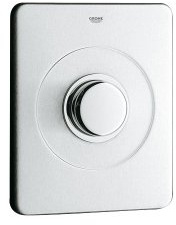 GROHE Abdeckplatte (Original Ersatzteil, Langlebig, Robust, Herstellergarantie: 5 Jahre), Edelstahl, gebürstet, 43193000