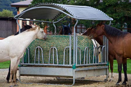 CG Heunetze Abdecknetz 3,5m x 3,5m für Raufen Maschenweite 45mm