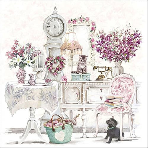 Ambiente 20 Servietten Vintage Zimmer