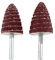 2 Stück 80# Konus Schleifkopf Schmirgelpapier Flap Wheels Polieren Schleifen Werkzeuge 30mm