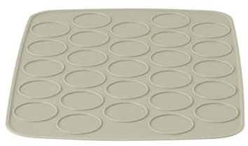 BergHOFF Balance Tapis de cuisson anti-adhésif en silicone 31,8 x 22,9 cm, rectangulaire, résistant à la chaleur, de qualité alimentaire, cuisson uniforme, pour macaron, pâtisserie, petits pains,