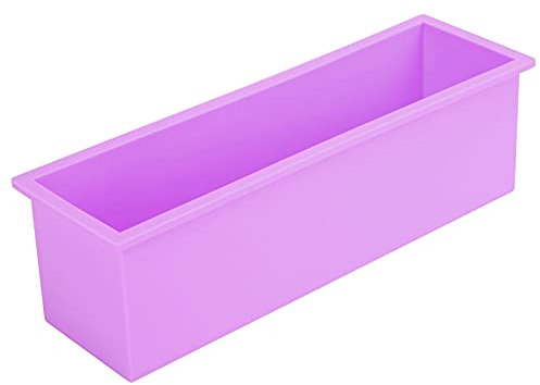 Silikon-Seife, große Laibformen, rechteckige Silikon-Seifenform, DIY-Toastform-Herstellungskasten-Werkzeug for die Seifenherstellung, 1200 ml / 1560