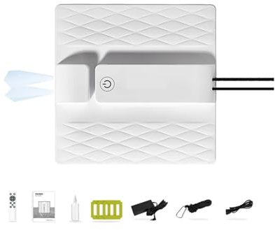 Lavavetri Robot Strumento Di Pulizia Automatica Anti-caduta Robot Elettrico Elettrico Tergicristallo For Vetri Elettrodomestico Controllo Remoto Intelligente Pulizia profonda ( Size : 4023 APP water s