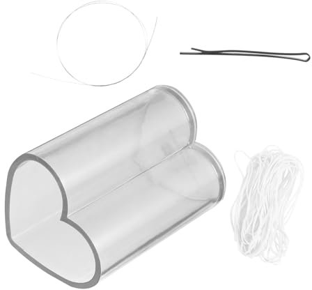 STOBOK 1satz Handgemachtes Kerzenform-set Aus Acryl Herzform Gießform Für Kerzenherstellung Inklusive Mold Docht Und Dochtclip Teiliges Set Für Kreative Bastelprojekte