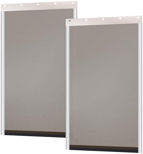 Landical Ersatzklappe für Hundetür, kompatibel mit PetSafe Freedom Hunde- und Katzentüren PAC11-11039, groß, 41 x 26 cm, Magnetverschluss, 2 Stück