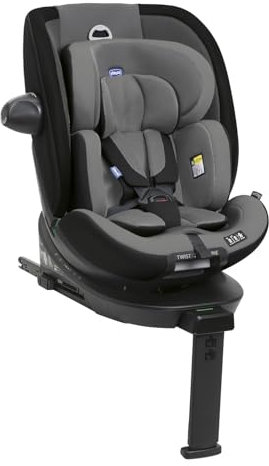 Chicco Everone I-Size, Silla de Coche con Base Isofix, De 0 a 36 Kg, De 40 a 150 cm, Homologada ECE R129/03, 360° Giratoria y Reclinable, Grupo 0+/1/2/3, De 0 a 12 Años
