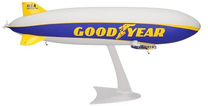 Herpa flygplansmodell Goodyear Zeppelin NT – N1A Wingfoot One, miniatyr i skala 1:200, samlarobjekt, modell utan ställ, plast