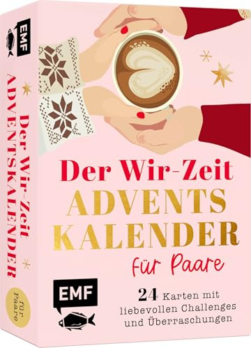 Adventskalender-Kartenset: 24 x Wir-Zeit für Paare: Mit Ideen, liebevolle Challenges und Überraschungen für eine besondere Weihnachtszeit zu zweit
