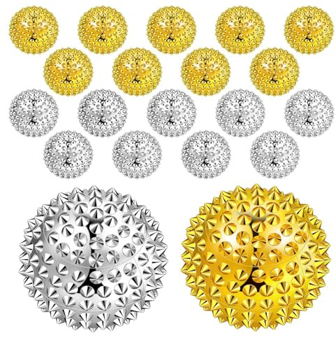 20 magnetiska massagebollar, akupressurbollar för händer, små igelkottformade massagebollar, för akupressurbehandling, perfekt för föräldrar, kroppsaktivitet och