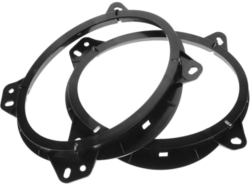 Toddmomy Anneaux d'Adaptation pour Haut-Parleur Automobile, Support Plastique Noir, Installation Avant, Accessoire Audio Voiture 6X9 Porte, Compatible SUV