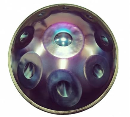 handpan, Handtrommel aus Edelstahl, 22 Zoll, 9 Noten Handpan mit Handpan-Tasche und Ständer,for Professional Performance