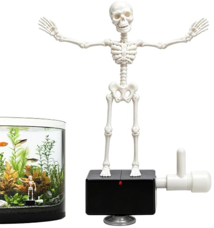 Dekorativ dansande skelett akvariebubbler Kreativ Halloween Skelettbubbler