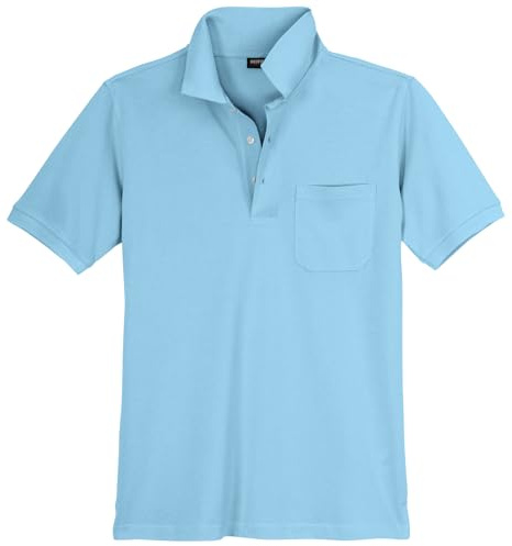 Redfield Poloshirt Übergröße hellblau Piqué Ralph