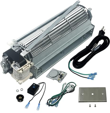 bbq factory® Standard Sized BLOT Replacement Fireplace Blower Fan KIT for Monessen, Hearth Systems, Martin, Majestic, Hunter
