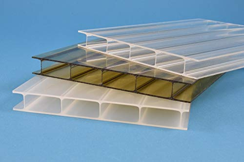 Stegplatten Highlux®/R-Glas® Acrylglas 16mm klar - 2fach 32mm Stegabstand 1200mm x 2500mm