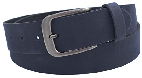 NK Belt GmbH Echter Ledergürtel aus Veloursleder, Made in Germany, Anzug Jeans Gürtel 38mm #VL-18
