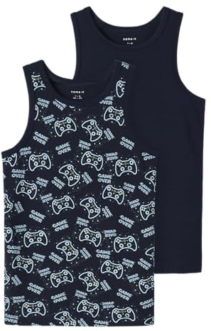 Name it Kids Jungen Nkmtank Top 2p Sapphire Game Noos Nkmtank Top 2P Sapphire Game Noos (2er Pack)