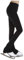 Mädchen Dame Eiskunstlauf Praxis Strumpfhosen Schlittschuh Hosen Warme Fleece Leggings Über Die Boot Hose,Schwarz,XS
