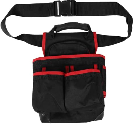 Electrician Tool Belt Pouch, Made from 600D Oxford Cloth Water Proof, Quick Release Buckle, Reinforced Design, Suitable for Repairmen, Electricians, Construction Workers