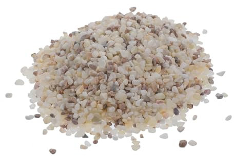 Alipis 1KG Natural Polished Aquarium Gravel for Fish Tanks Ideal Substrate for Aquatic Plants Fish Tank Rocks Bulk for Aquatic Decor Fish Gravel for Tank