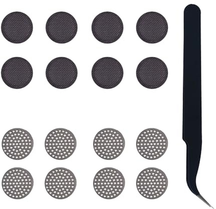 TENNMAK Dammfilter kompatibelt med KZ ZS10 PRO/ZS10 PRO X/ZS10 PRO 2/ZSN PROX/ZS12 PRO X/ZA12/AS16/AS16 PRO/Zax/Castor Pro öronsnäckor dammnät öronproppar x 8 par