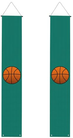 Basketball-Druck, Halloween-Türbanner, Veranda-Banner für Haustür, Innen- und Außendekoration