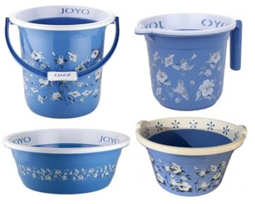 JOYO 4Pcs Dream Set Blue Includes: Jug1.1L / Bucket 18L / Tub/Basin