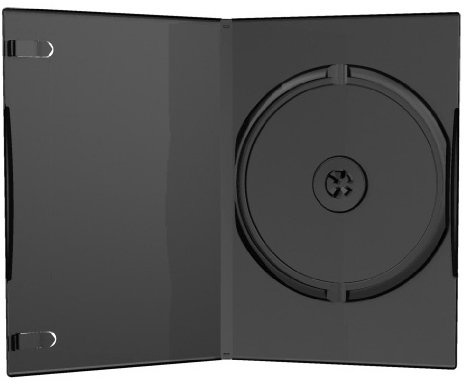 10 DVD CD Hüllen slim 7mm black