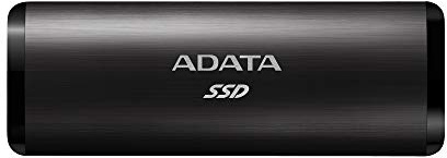 ADATA SE760 256 GB Portable External SSD, Black, USB-C 3.2 Gen 2, ASE760-256GU32G2-CBK