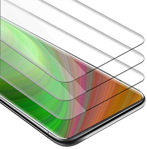 Cadorabo 3x Vidrio templado compatible con OnePlus 7 PRO en TRANSPARENCIA ELEVADA - Paquete de 3 Vidrio protector de pantalla (Tempered) en dureza 9H con compatibilidad touch 3D