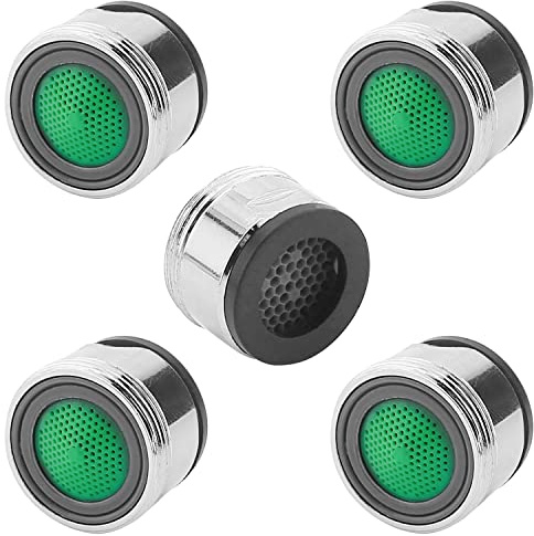 MroMax 5 aireadores de grifo hembra universales de 20 mm, pieza de repuesto para baño, lavabo, cocina, fregadero, grifo de bidé, rosca externa