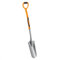 Rekord Drainagespaten (Stahl) mit D-Griff-Stahlstiel Breite:14 cm Länge: 120 cm Gartenspaten, Bauspaten, Spaten, Grabenschaufel, Kanalgrabeschaufel, Kabelspaten