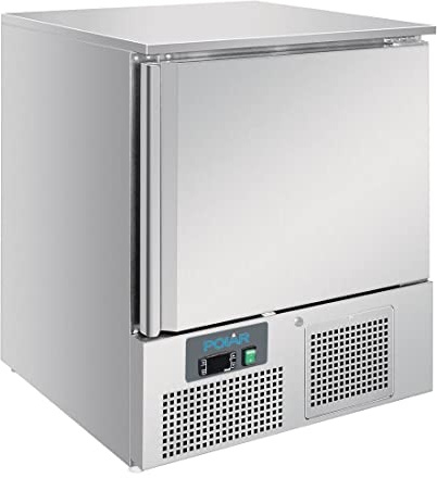 Polar Undercounter Bar Fridge U-Series Stainless Steel 140Ltr UA010 | Forced air cooling maintains temperatures from -2°C to 8°C across two shelves, backed by an efficient B energy rating.