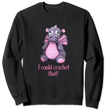Toller Drache, den könnte ich häkeln Sweatshirt