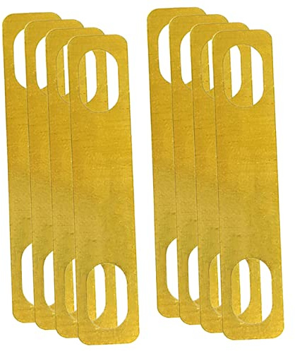 ifundom 16stücke Teiliges Gitarren-halsunterlagen Aus Messing Hochwertige Ersatzteile Für Gitarre Und Bass Langlebige Höhe Einstellbare Gaskette Für Optimale Anpassung Installieren