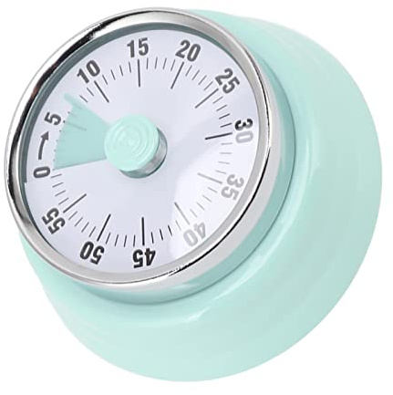 Küchentimer, Mechanischer Countdown-Timer, Erinnerung, Verwalten von Timern mit Visuellem Display, Zifferblatt, Edelstahl-Timer, Küchenwecker, Kühlschrank, Magnetisch, Zum