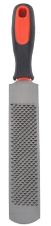 VOANZO Escofina para Cascos de Caballo de 8 Pulgadas, Lima de Acero con Alto Contenido de Carbono para Recortar herraduras, Herramienta para herrador, Herramienta de herrador de Cabeza Redonda