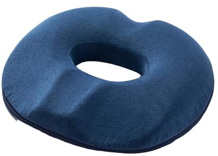 Cojín de Dona, cojín ergonómico para Asiento, cojín Inferior Antideslizante, Almohada ortopédica para hemorroides, cojín de de coxis, Almohadilla de Apoyo posparto, cojín cómodo para Embarazo